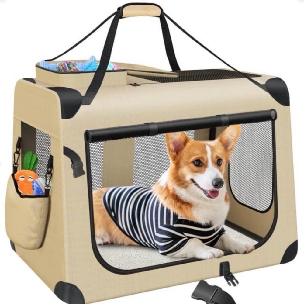 Collapsible dog cage